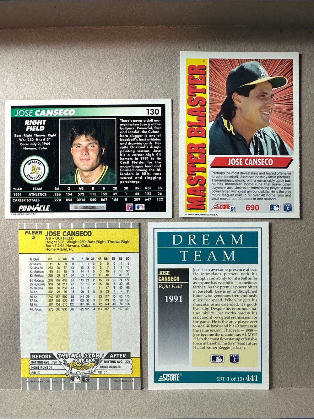 Jose Canseco & Mark McGwire Oakland A’s Bash Bros. Lot of 20 - Picture 3 of 11